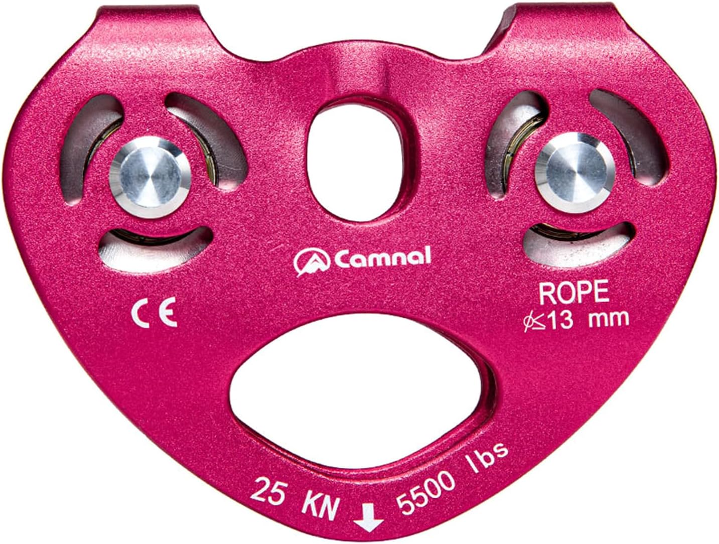 Pulley Climbing Pulley Trolley Professional Mountaineering Equipment Caving Tool Climbing Pulley for Outdoor Rock Climbing Use, 10.6x7.9cm