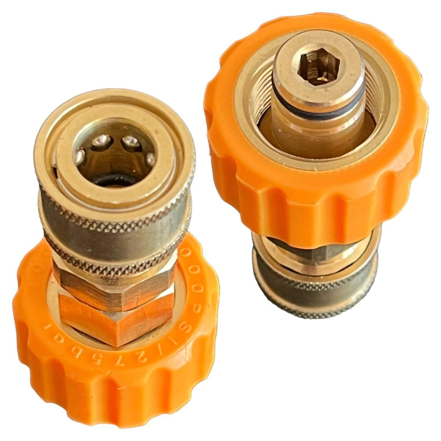M&M Smartek Hochdruck Adapter für/kompatibel zu Kärcher TR22 IG EasyLock auf 1/4" Schnellkupplung - Kompatibel mit HD/HDS/ProHD Serien