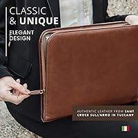 Vista 4 de Maruse italiano portadocumentos de piel – fabricado en Italia, Negro