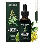 Betterbrand Mullein Drops for Lung Detox - Mullein Leaf Tincture with Chlorophyll - Helps Support Respiratory Health, Alcohol-Free, 1 Month Supply - 60ml