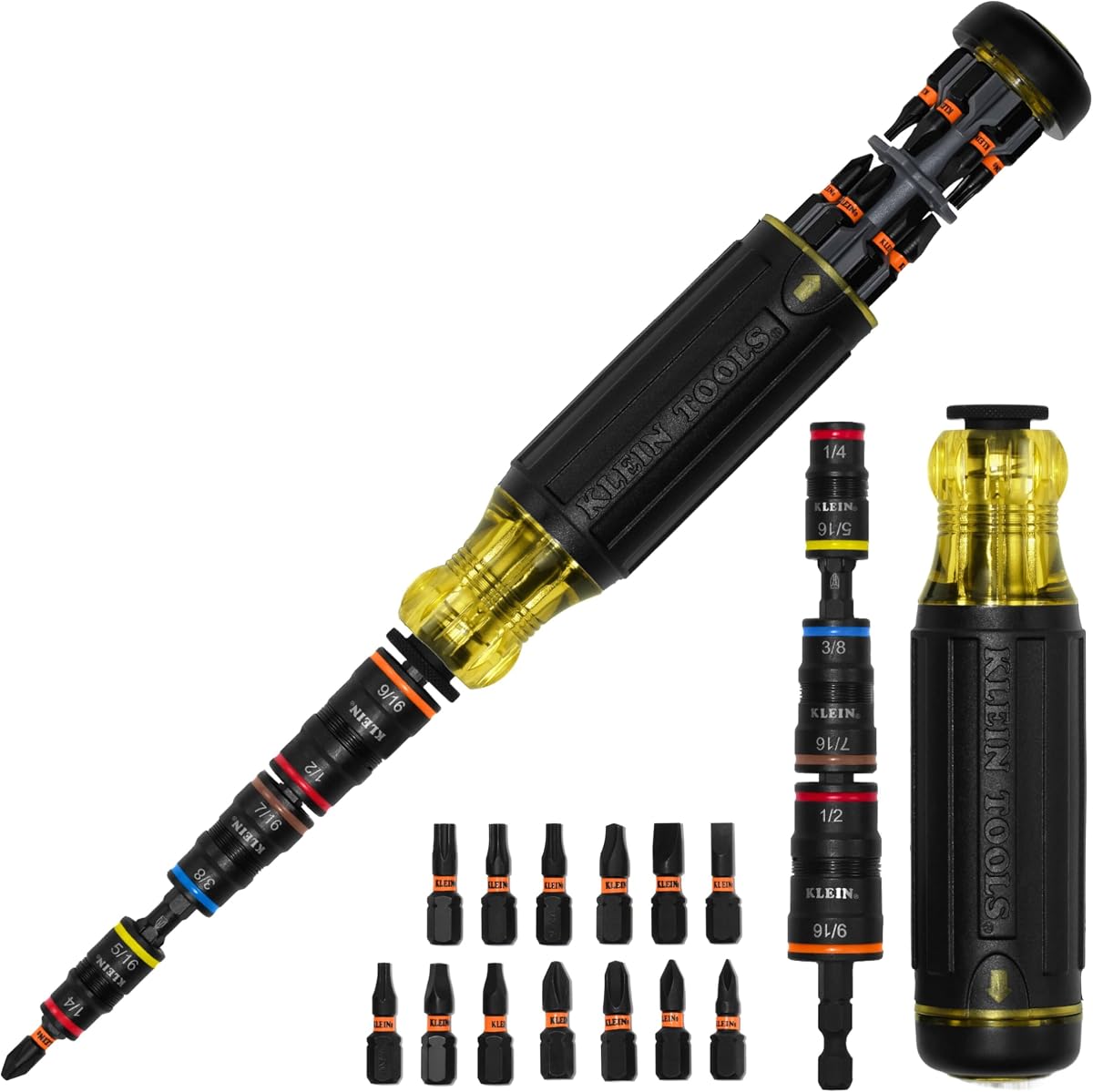 Juego de destornilladores de impacto 32303HD, dados con clasificación de impacto SAE 20 en 1 y herramienta de destornillador con puntas Phillips, ranuradas, cuadradas y Torx