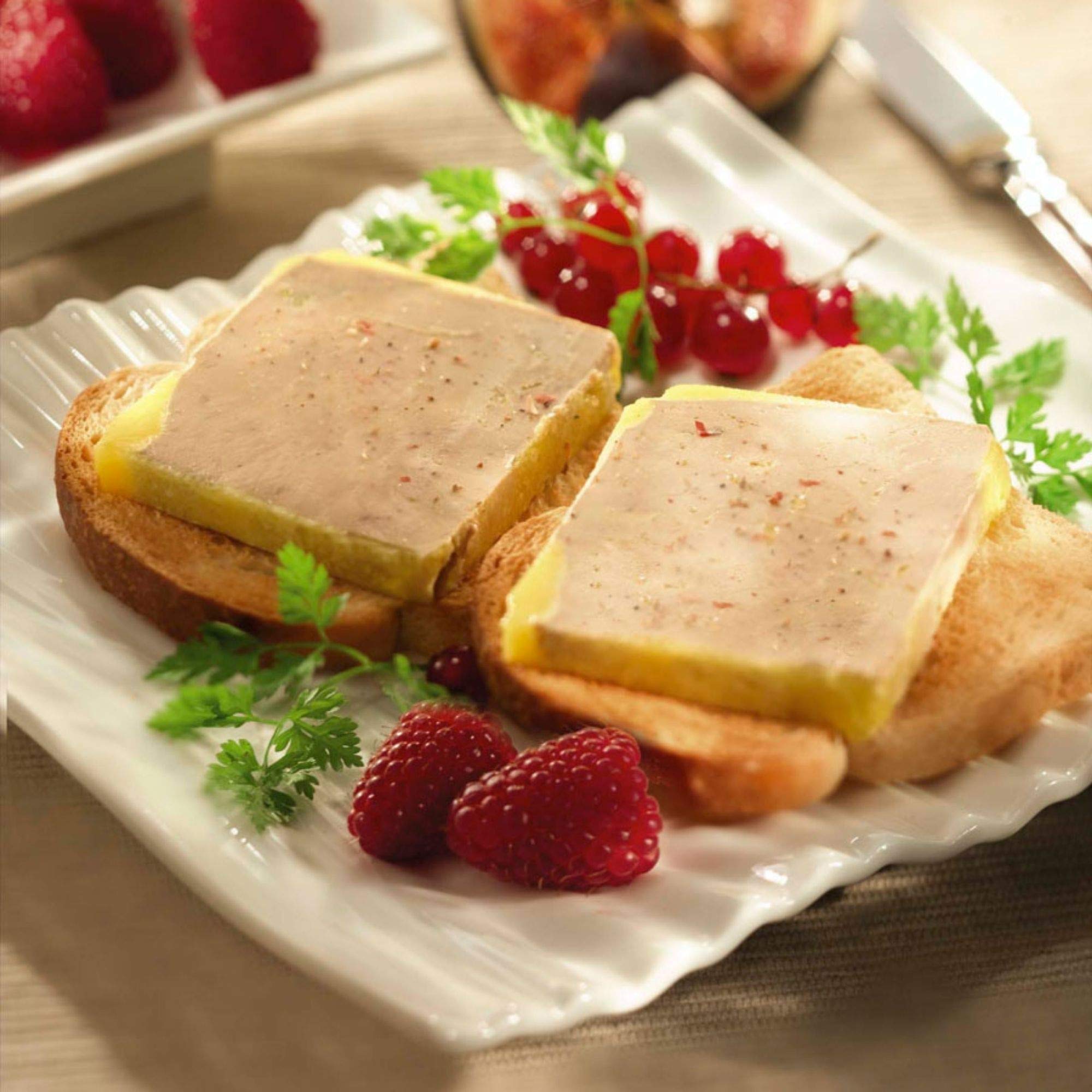 Foie Gras Lafitte Lote Exclusivo Foie Gras de Oca + Bloc de Foie Gras de Pato con trozos - Sin conservantes ni aditivos. Disfruta del auténtico sabor