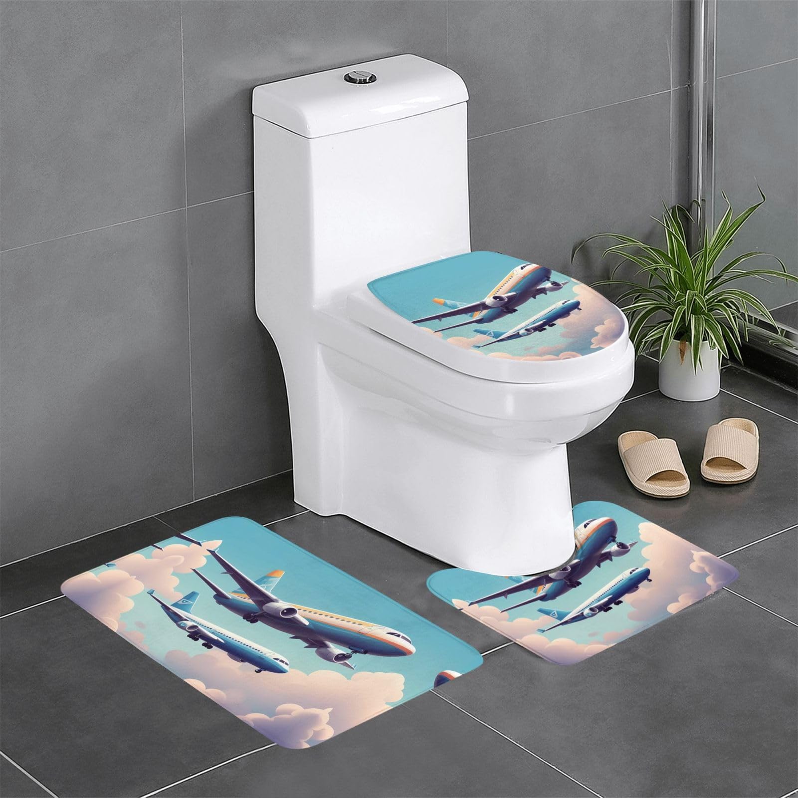 Tapis de salle de bain antidérapants pour créer une ambiance ludique et familiale
