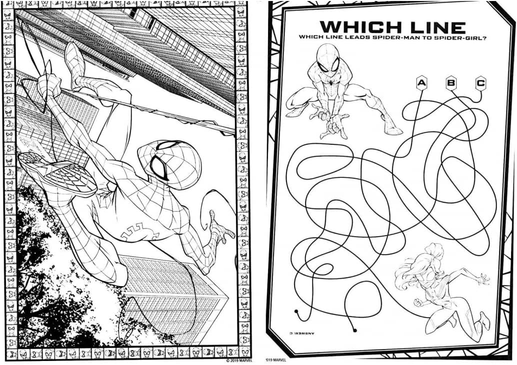 Marvel - Spider-Man - Gigantic Coloring & Activity Book - 200 Pages