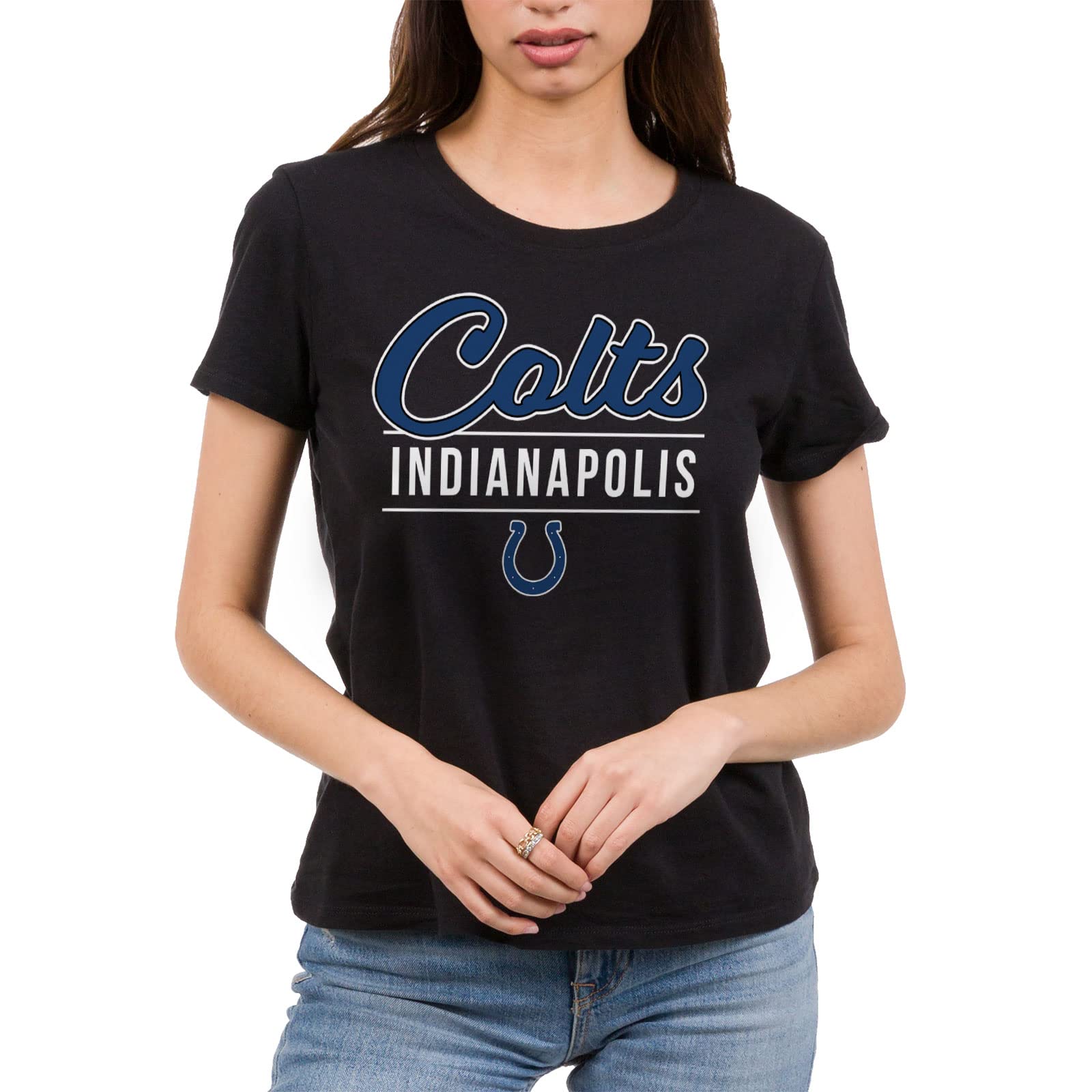 Camiseta Mujer Junk Food NFL Fan Favorite de algodón suave estilo retro casual 6