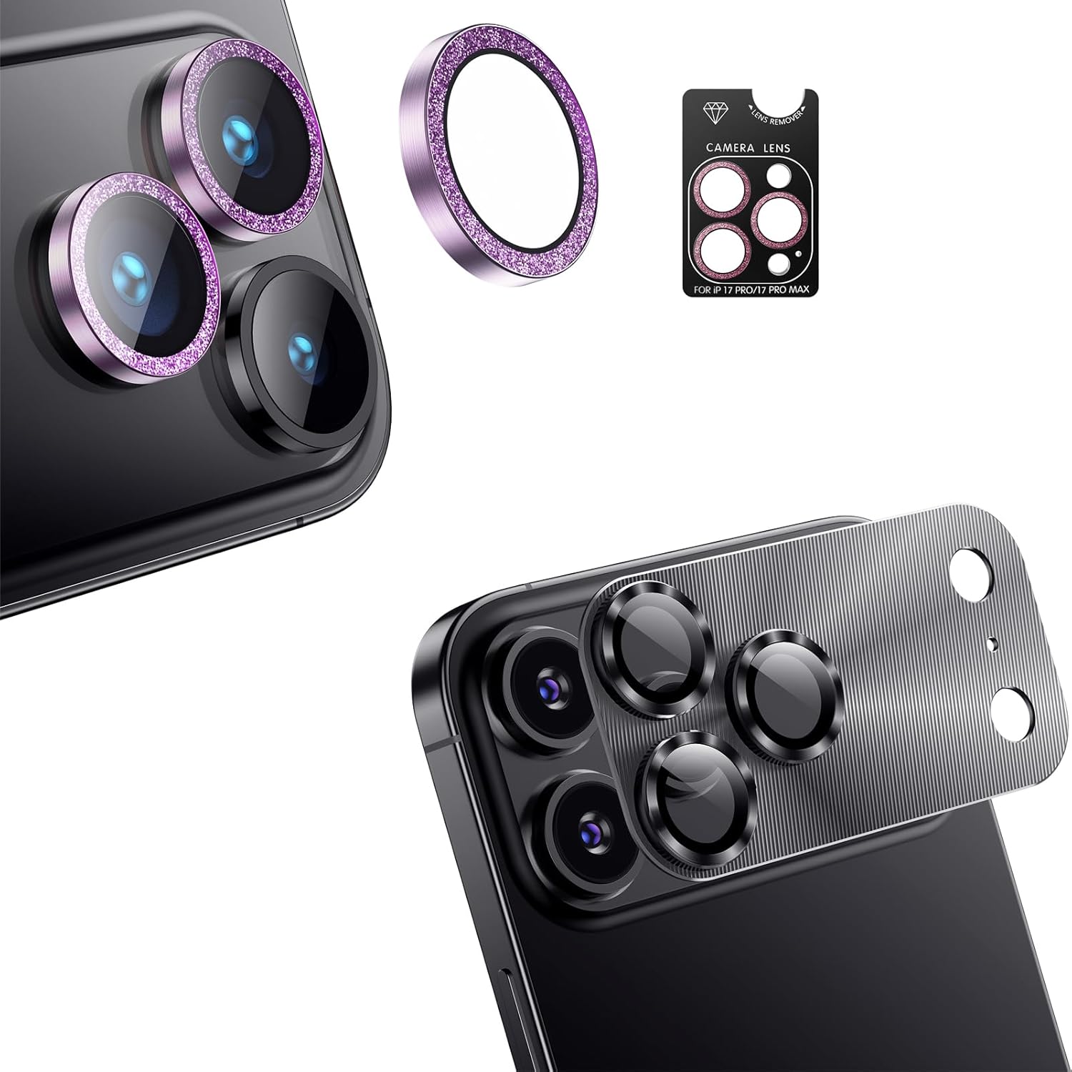 AFARER Camera Lens Protector for iPhone 17 Pro