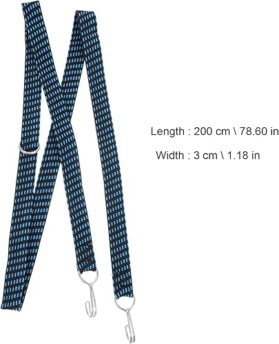 Miniatura 4 de 8 piezas de cuerda elástica plegable colador para automóvil, cubierta de automóvil, correas resistentes al viento, correa de trinquete de fijación
