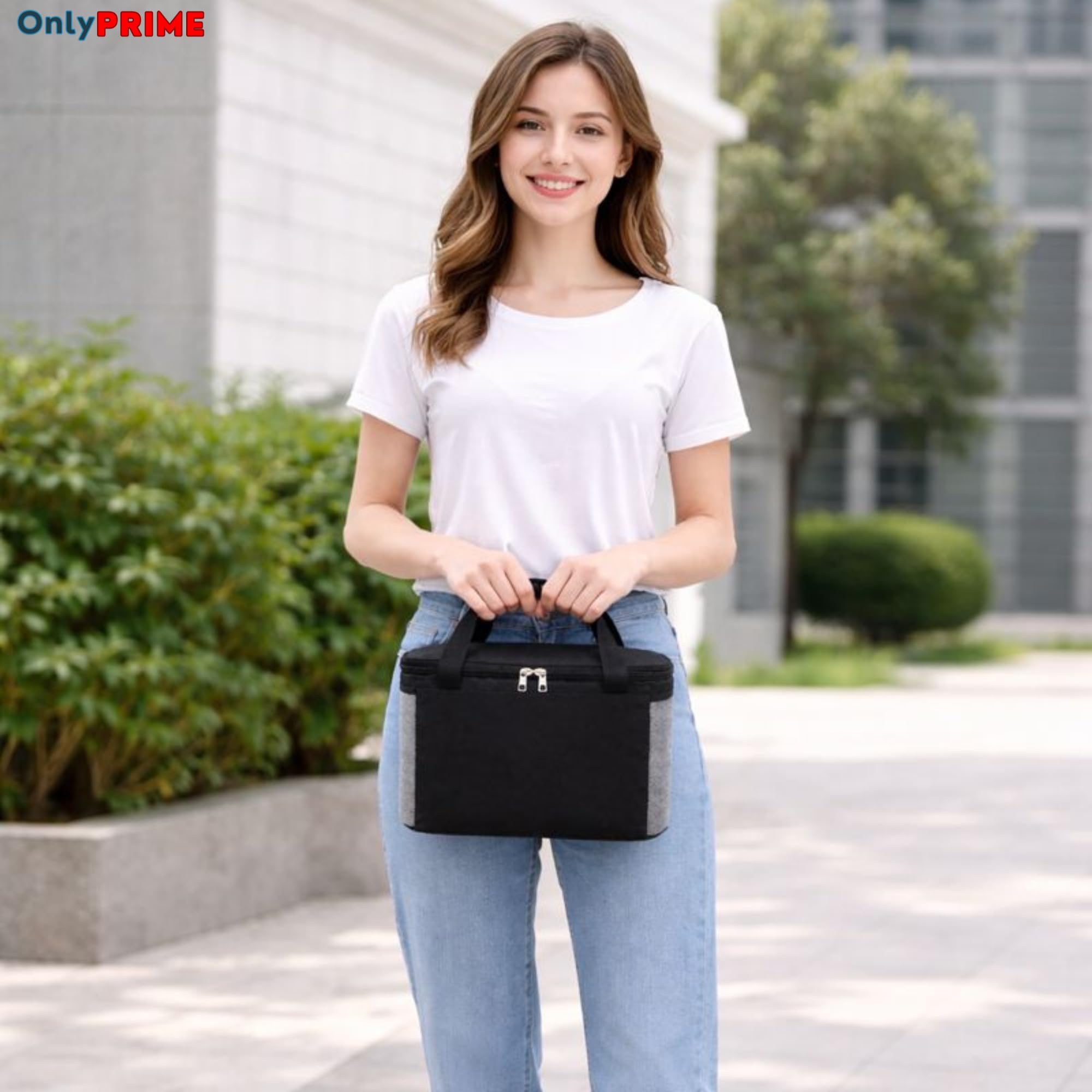 Borsa Termica Porta Pranzo 6L Impermeabile Interno Alluminio Tracolla Regolabile