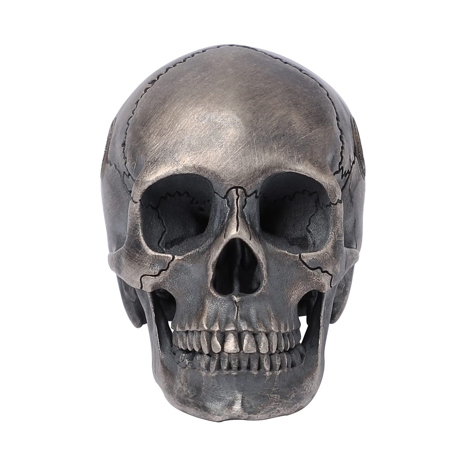 ForobbOriginal Design Handmade Skull Bead Charm Pendant for Necklace Bracelet Sterling Silver Gothic Rock Punk Retro Diablo Generation 3