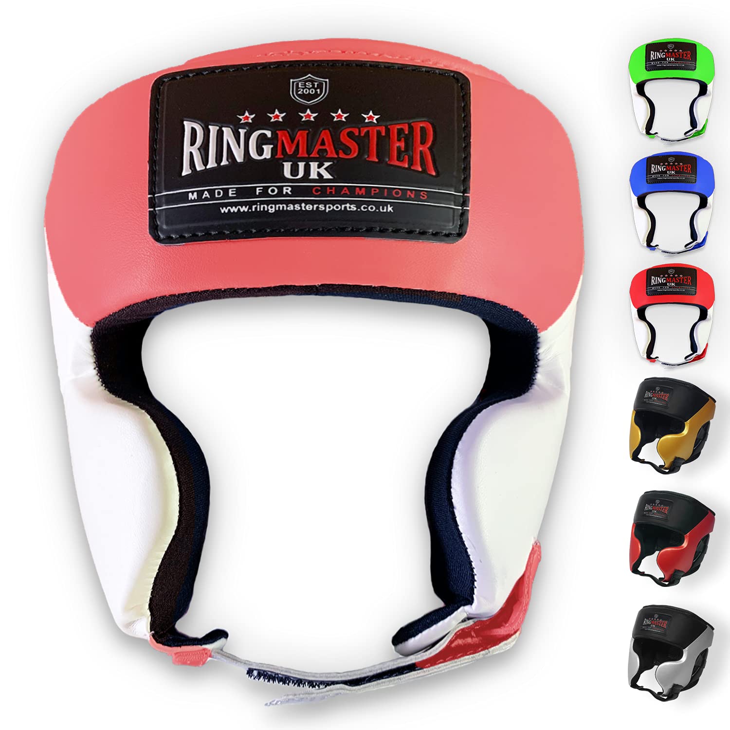 RingmasterSports Kids Head Guard Boxing HeadGear Martial Arts Training Sparring MMA Kickboxing