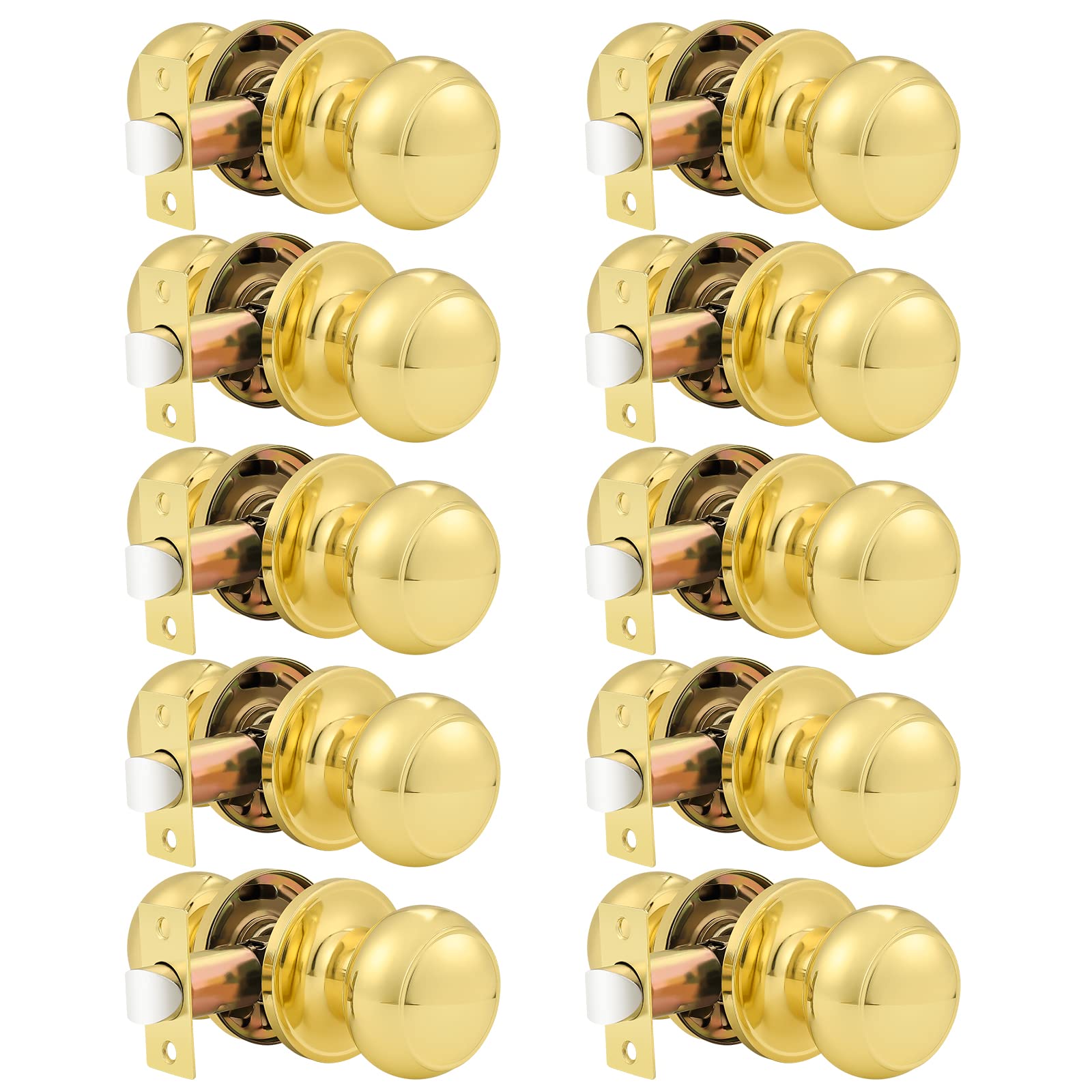 Probrico Passage Door Knobs - Keyless Black -27 Probrico Passage Door Knobs - Keyless Black -27
