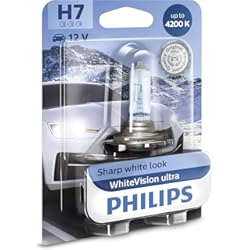 Faros Xenon Citroen C4 Philips 12972WVUB1 WhiteVision Efecto Xenon H7 Bombilla para Faros Delanteros, 4.200K