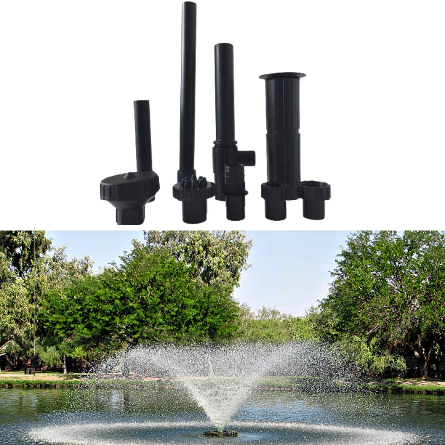 See full amazon price history chart for TALINOZ Plastic Water Fountain Nozzle Kit For Home Decoration, Outdoor, Sprinkler Fountain Kit Extension For Garden And Pond Submersible Water Pump (Fountain Kit - Large) TALINOZ Plastic Water Fountain Nozzle Kit For Home Decoration, Outdoor, Sprinkler Fountain Kit Extension For Garden And Pond Submersible Water Pump (Fountain Kit - Large) (B09XVGJXD9) Amazon Price History, Amazon Price Tracker
