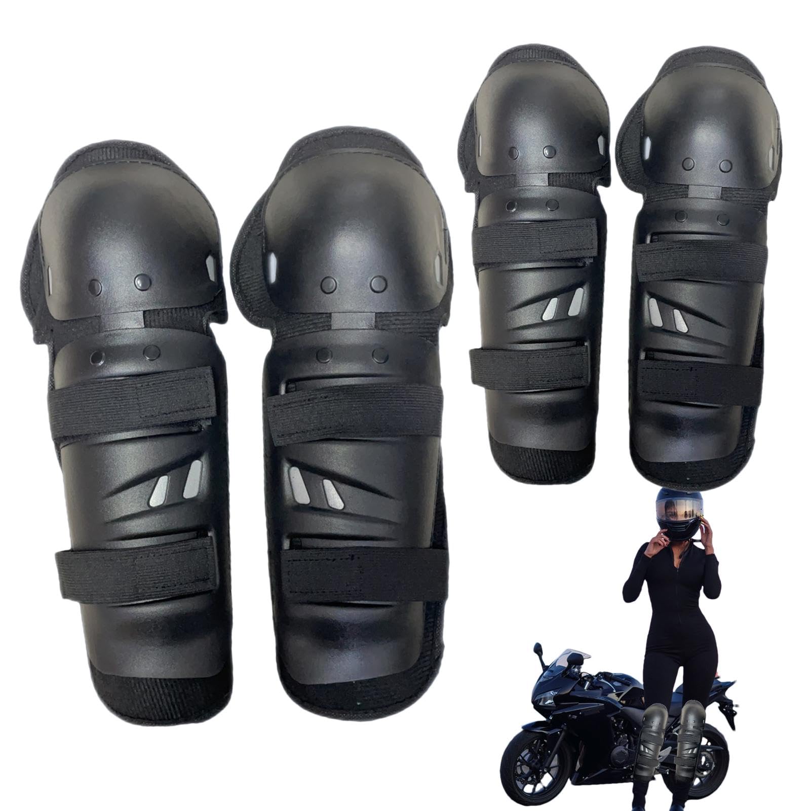 Ochraniacze na łokcie motocyklowe twarde regulowane antypoślizgowe ochraniacze | Osłony do jazdy na rolkach