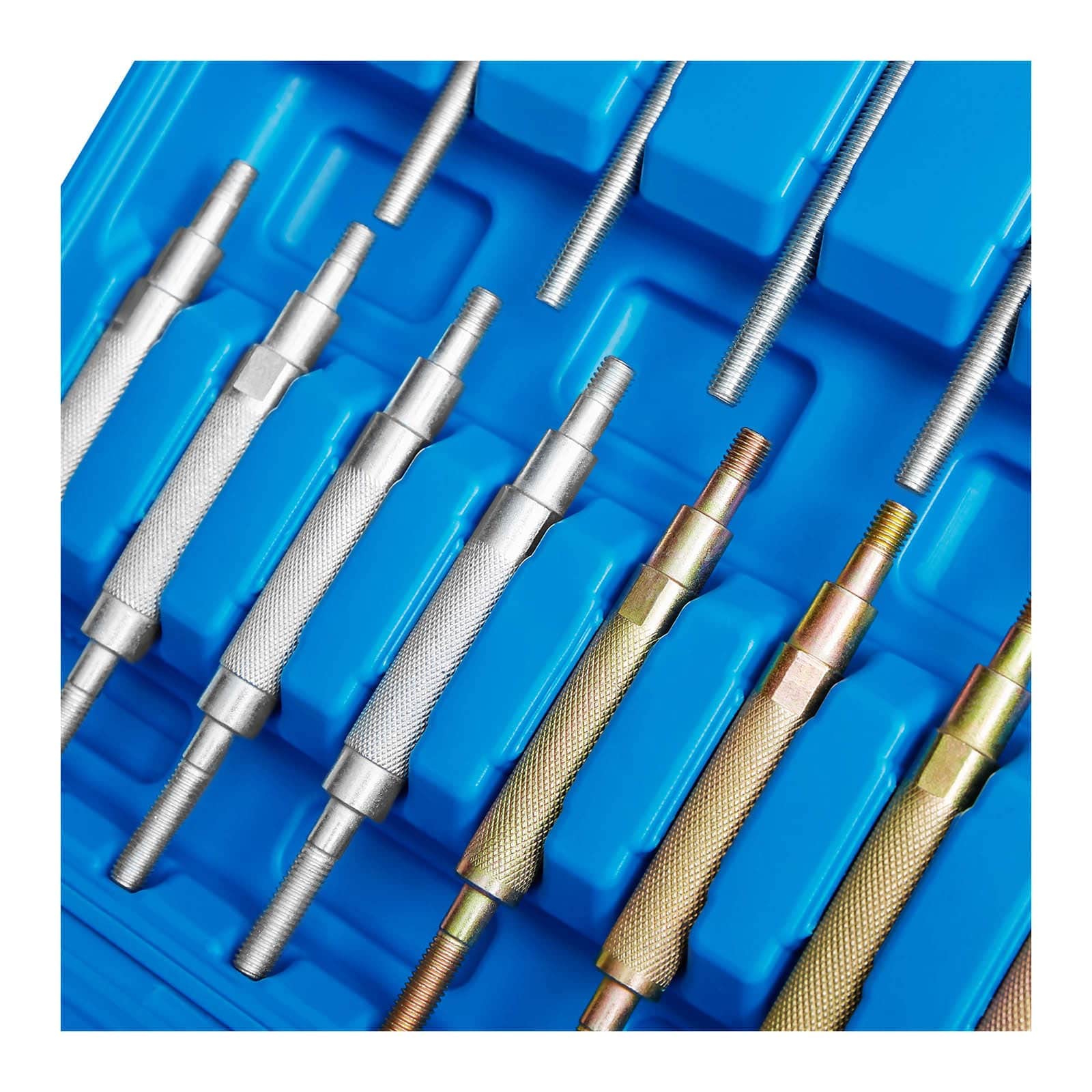 MSW MSW-SAC34.2 Coffret D'Outils pour Embrayage À Compensation Automatique Sac Kit Centreur (Jeu de 48 Outils, Mallette comprise, Acier)