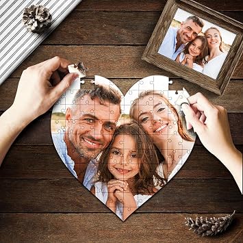 Personalized Photo Puzzle 75 Pieces, Custom Picture Keepsake Gift