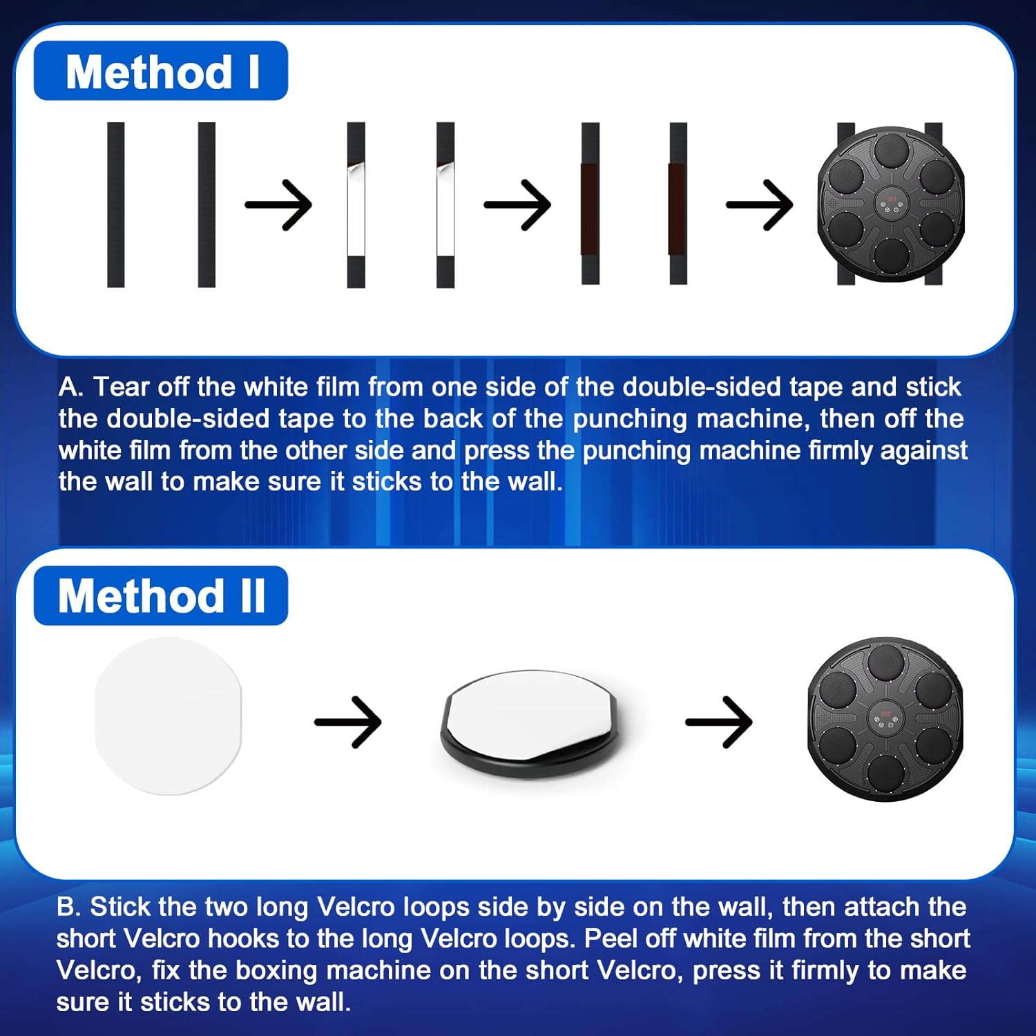 2026 Music Boxing Machine for Adults Kids, Smart Boxing Training Machine with Gloves, Wall Mounted Punching Machine with 12 Speeds & Modes, Reflex Training Suitable for Home,Office,Gym