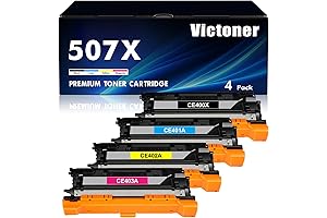 4-Pack 507A 507X Compatible Toner Cartridges