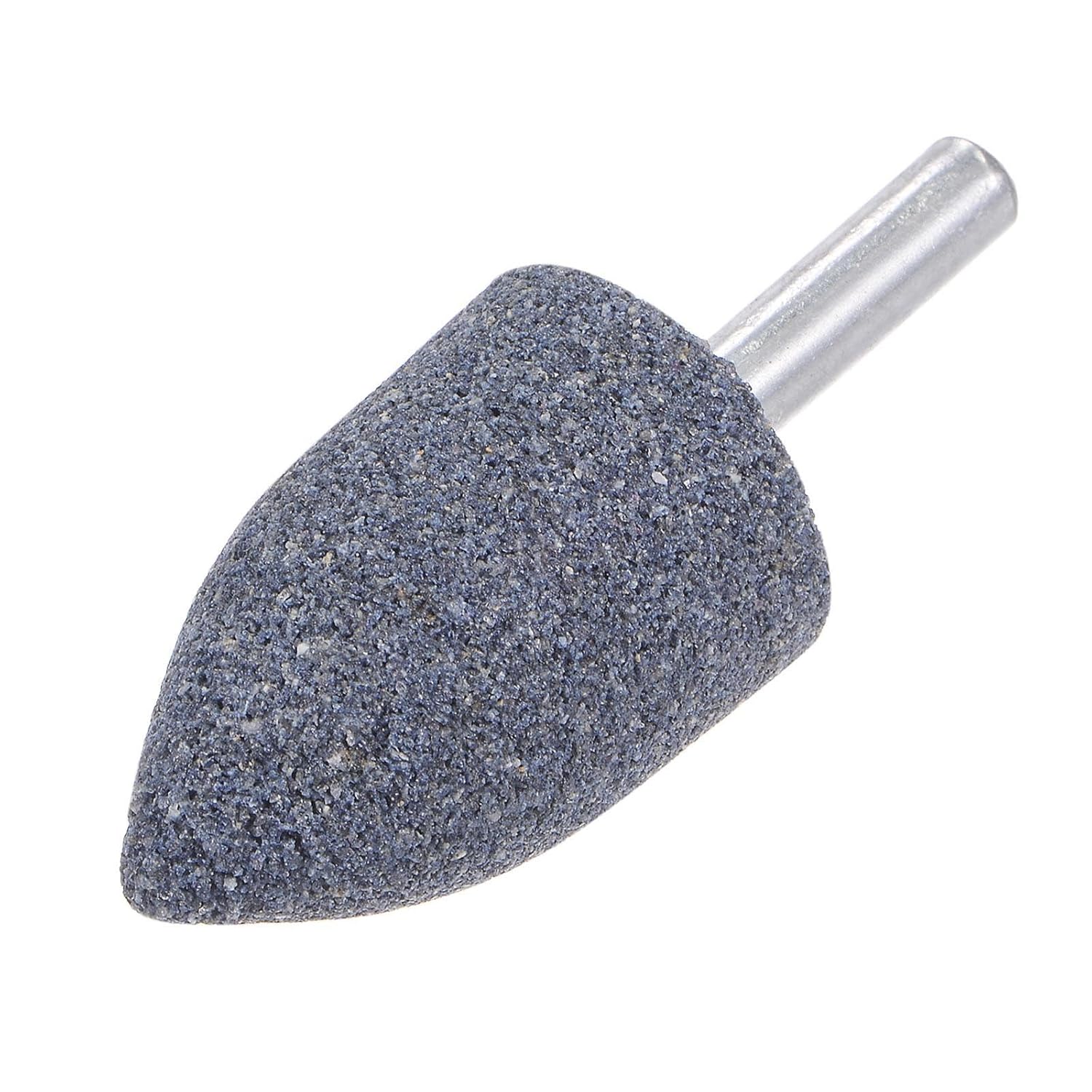 #US 15pcs Abrasive Mounted Stone 1/4" Shank 1" Dia Conical Corundum Grinding Head