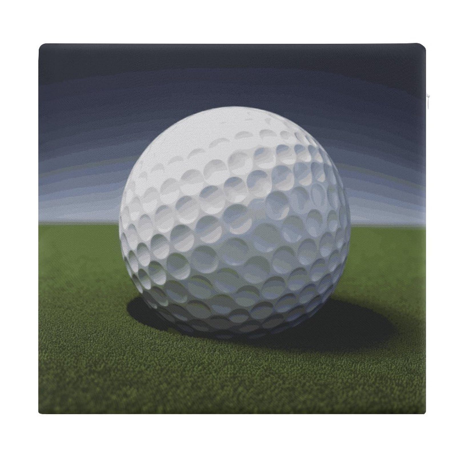 Coussin de sol mémoire de forme ergonomique imprimé golf pour une assise confortable au quotidien