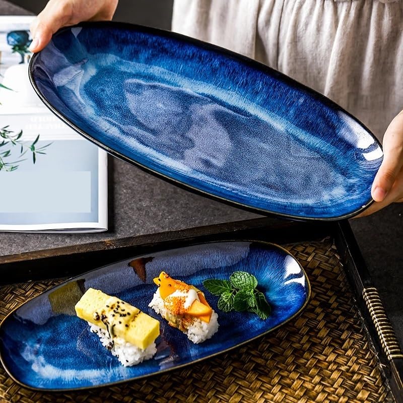 Talerze obiadowe japoński styl talerz domowe ryby gotowane na parze kreatywne sushi bardzo odpowiednie do restauracji, hoteli itp. Kuchenna salaterka