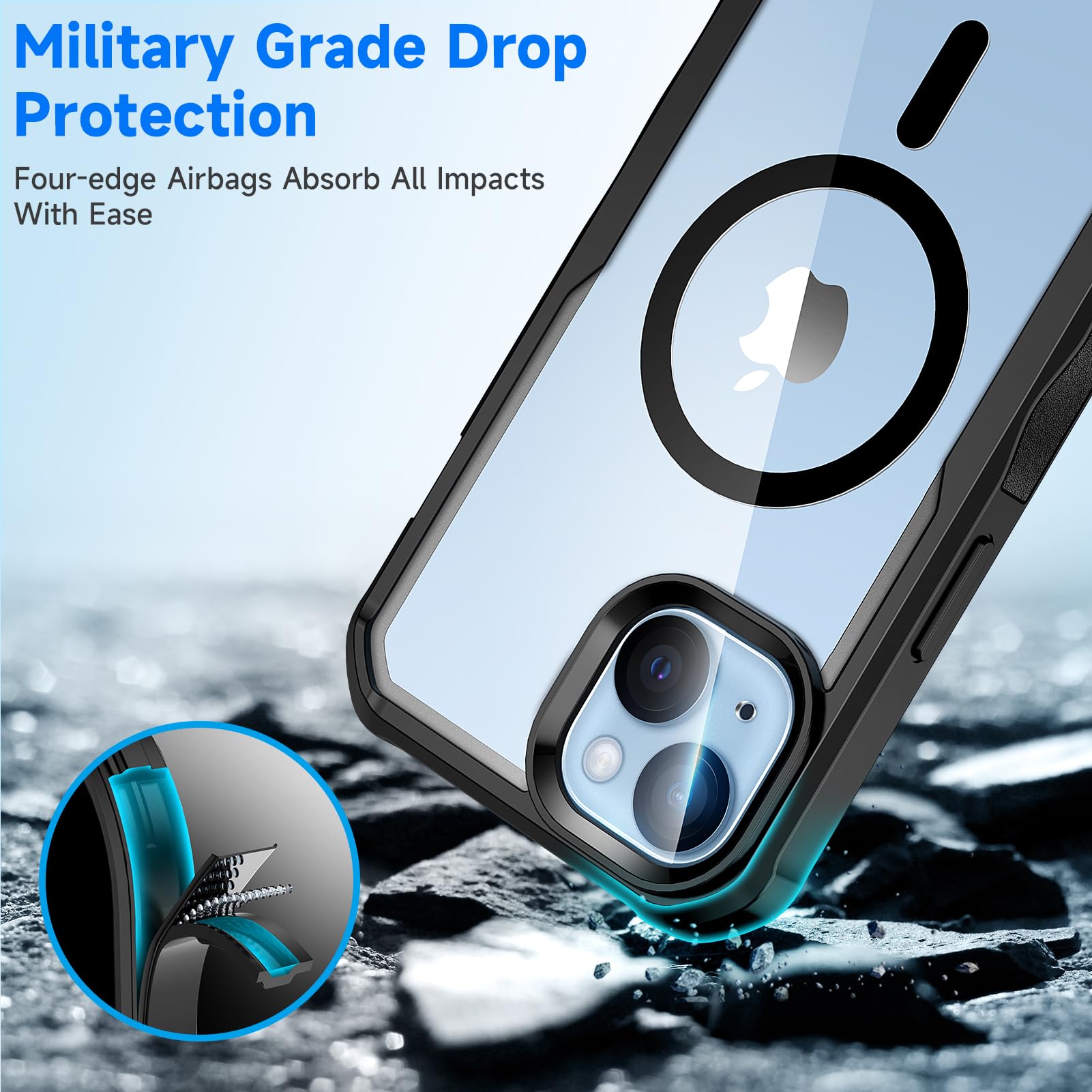 seacosmo Magnetic for iPhone 13 Privacy Case - Image 4