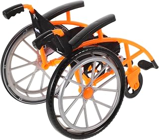 Gatuida Silla de Ruedas Plegable para Muñecas con Muletas Miniaturas Accesorio Realista para rol de Doctor y Casa de Muñecas Diseño Portátil para Muñecos Pequeños