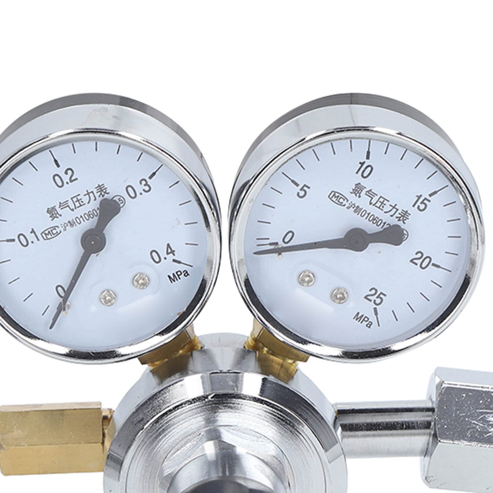 Generic Válvula Reguladora de Gas Nitrógeno de Alta Precisión, Medidor de Latón Duradero para Uso en Laboratorio, Flujo de 25L/min