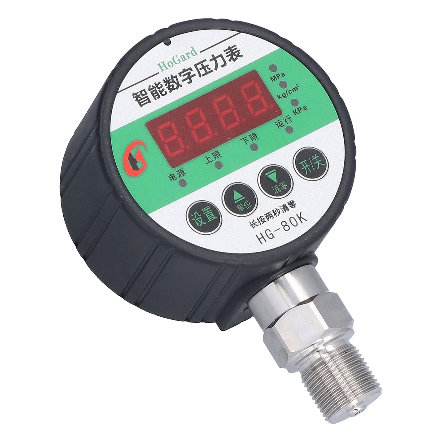 Industrial Pressures Manometer, Digital Pressure Gauge Power Saving 1.0