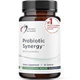 Designs for Health Probiotic Synergy Spheres - Patented Controlled Release Probiotic Spheres - Supplement for Adults with Bifidobacterium Longum + L Acidophilus (60 Spheres)