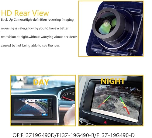 Miniatura 5 de Reemplazo de la cámara trasera de respaldo para Ford F-150 2015-2017, reemplazo # FL3Z-19G490-D FL3Z-19G490-B