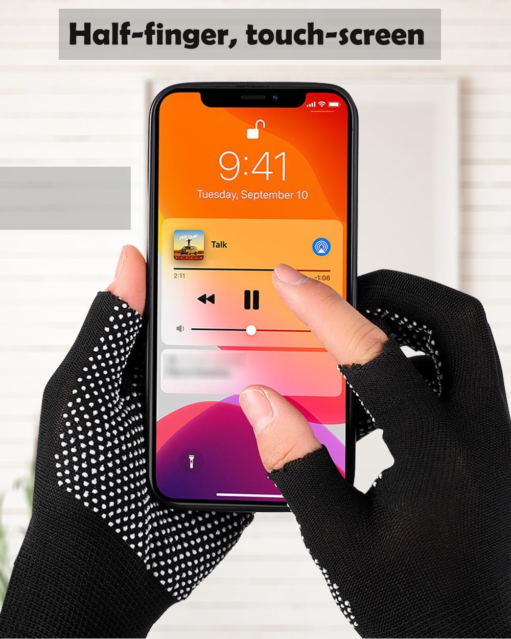 24 Pairs Fingerless Work Gloves Bulk - Half-Finger Gloves - Lightweight Thin Glove for Driving Cycling Working - Image 3