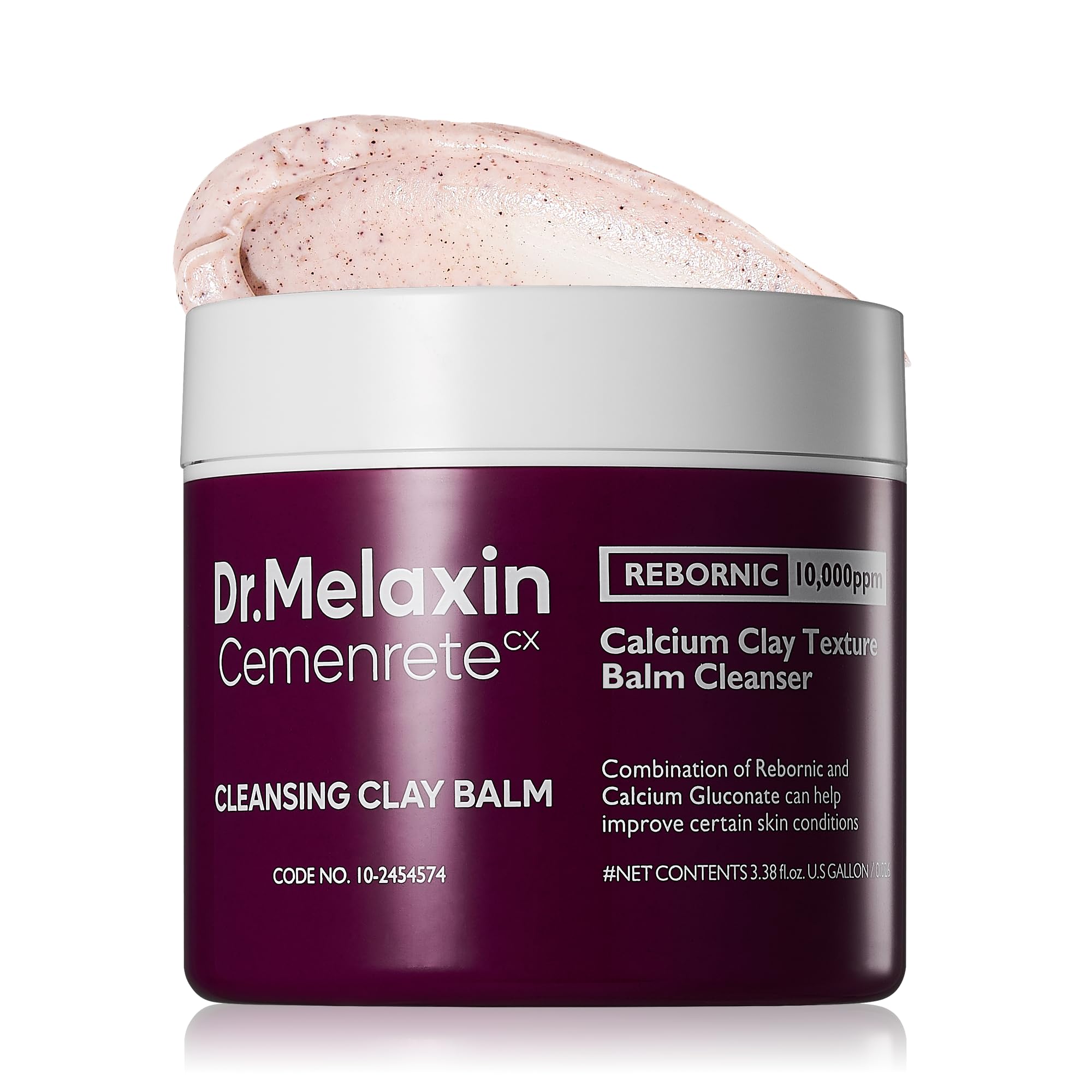 Dr.Melaxin Beetroot Deep Cleansing Clay Balm Hydrating Makeup Remover With Betaine & Vitamins Soothing Cleansing Balm 100Ml 3.38 Fl Oz