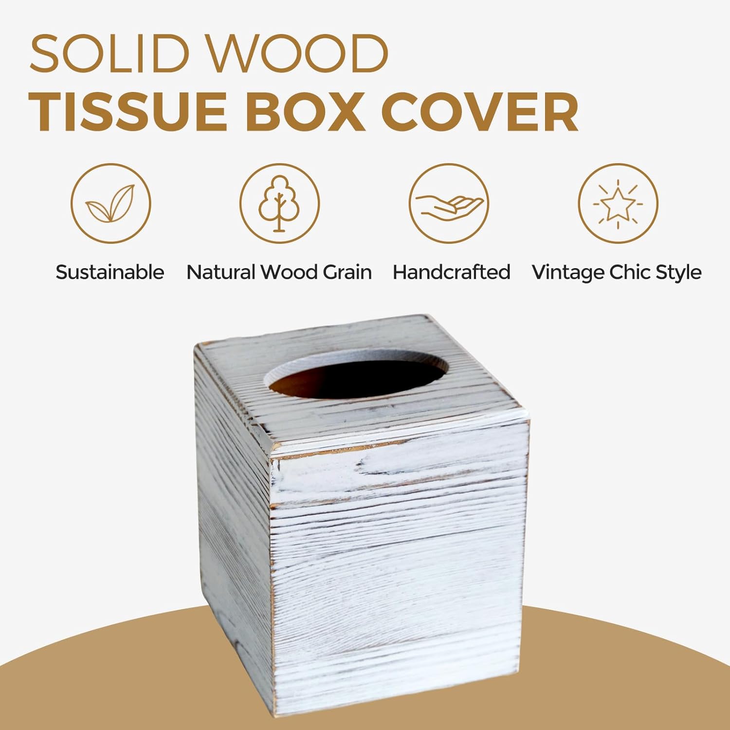 サイトーウッド｜ティッシュボックスカバー ホワイトオーク｜SAITO