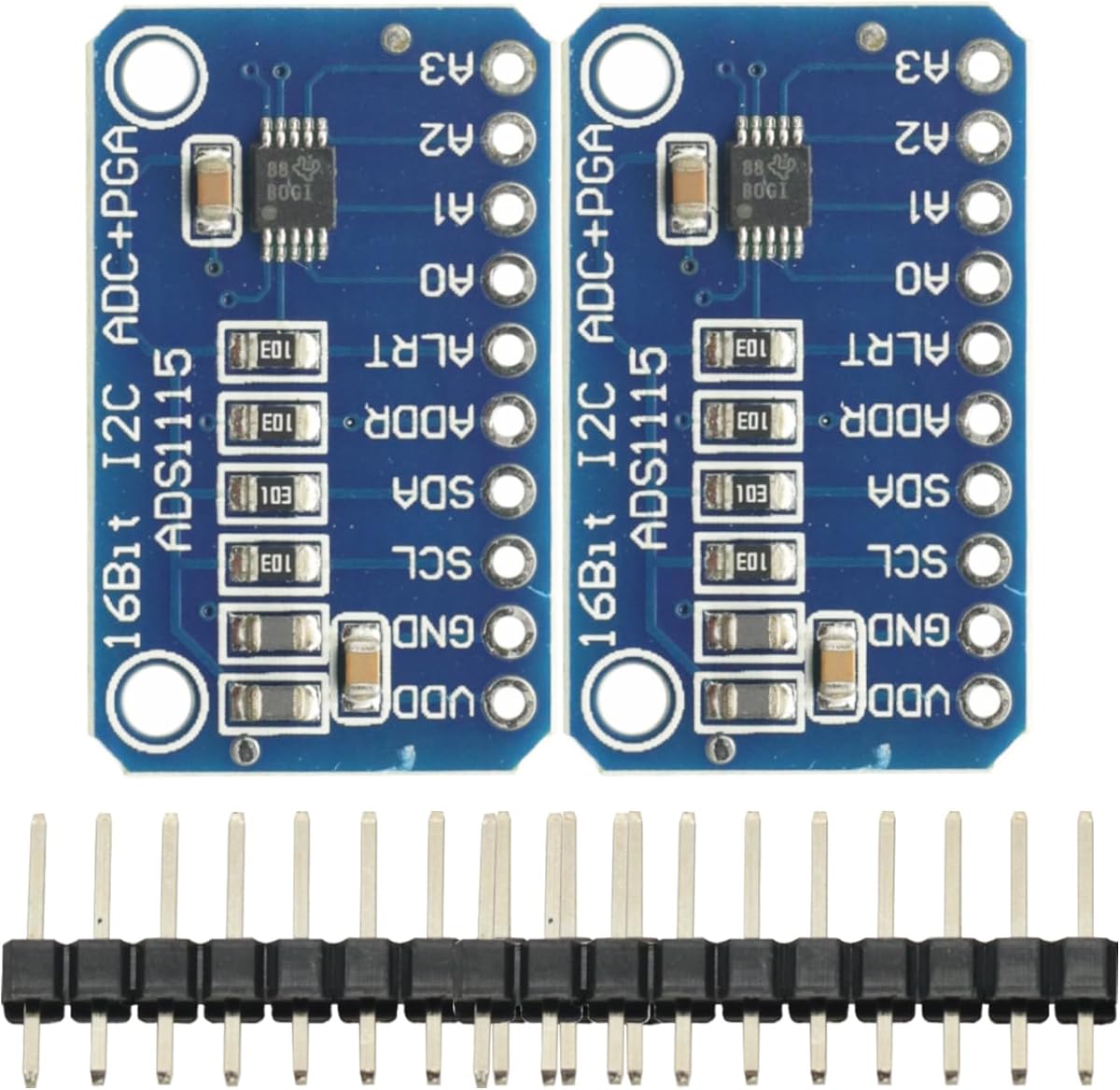 2PCS ADS1115 16 Bit IIC I2C Analog to Digital