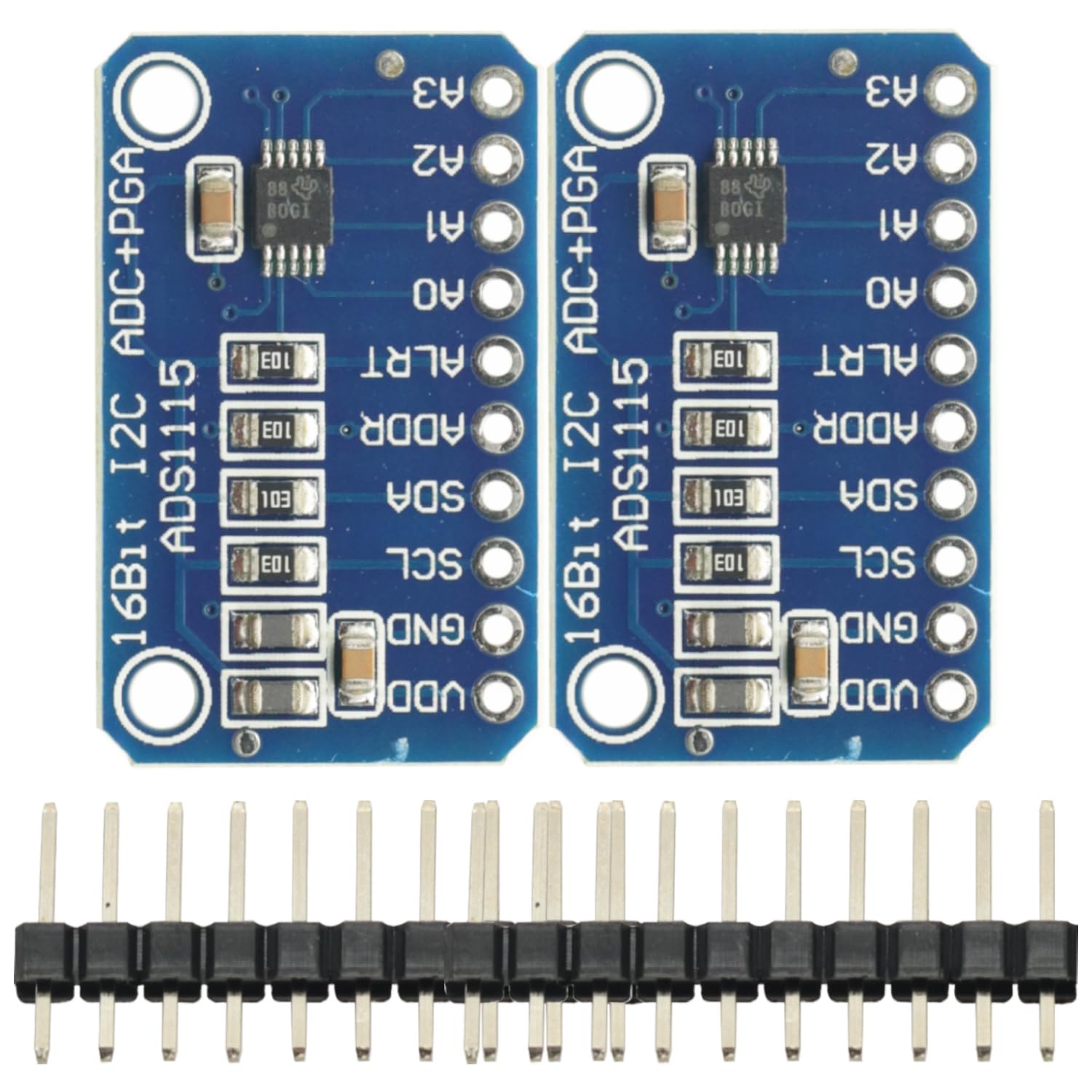 ADS1118 16-Bit ADC-Modul – SPI-Kommunikation, Programmierbarer Verstärker, Niedriger Stromverbrauch, Für Präzise Analog-Digital-Wandlung & IoT-Projekte