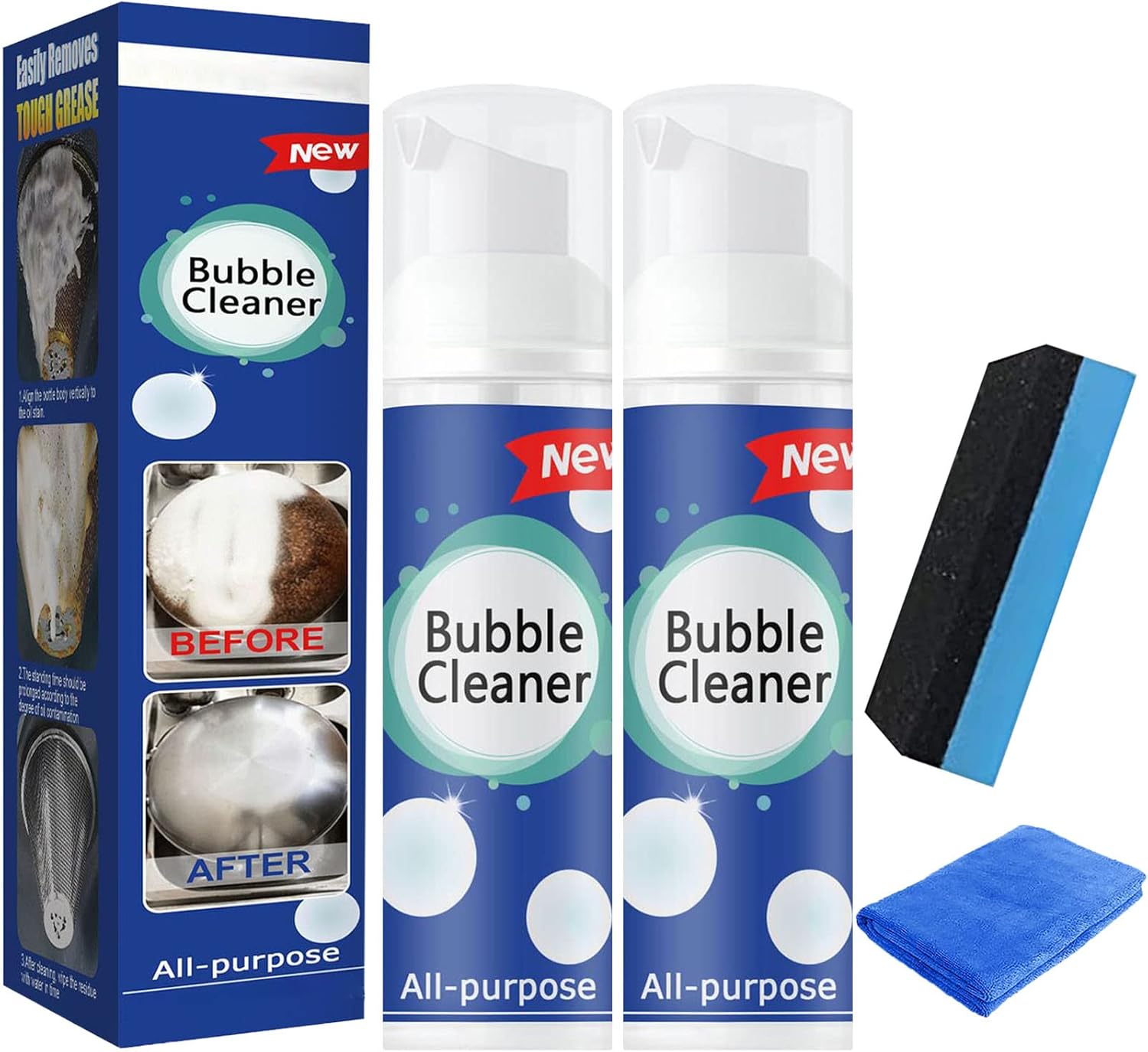 IVILA Bubble Cleaner, Bubble Cleaner Foam, AllPurpose Bubble Cleaner