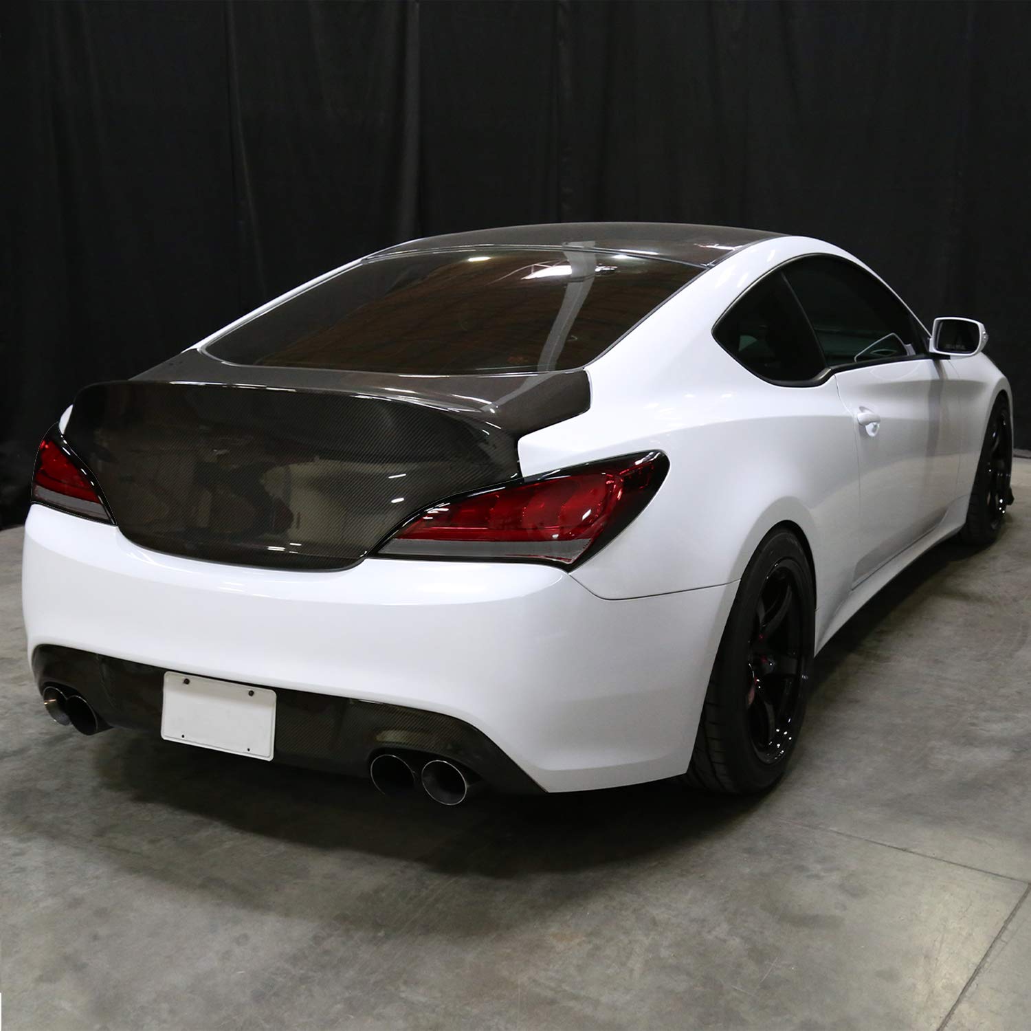 SpecD Tuning Red Smoke Lens Sequential LED Bar Tail Lights Compatible with Hyundai Genesis