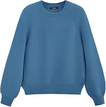 2025 Winter New Love Pullover Round Neck Long Sleeve Knitted Women's Loose Casual Sweater
