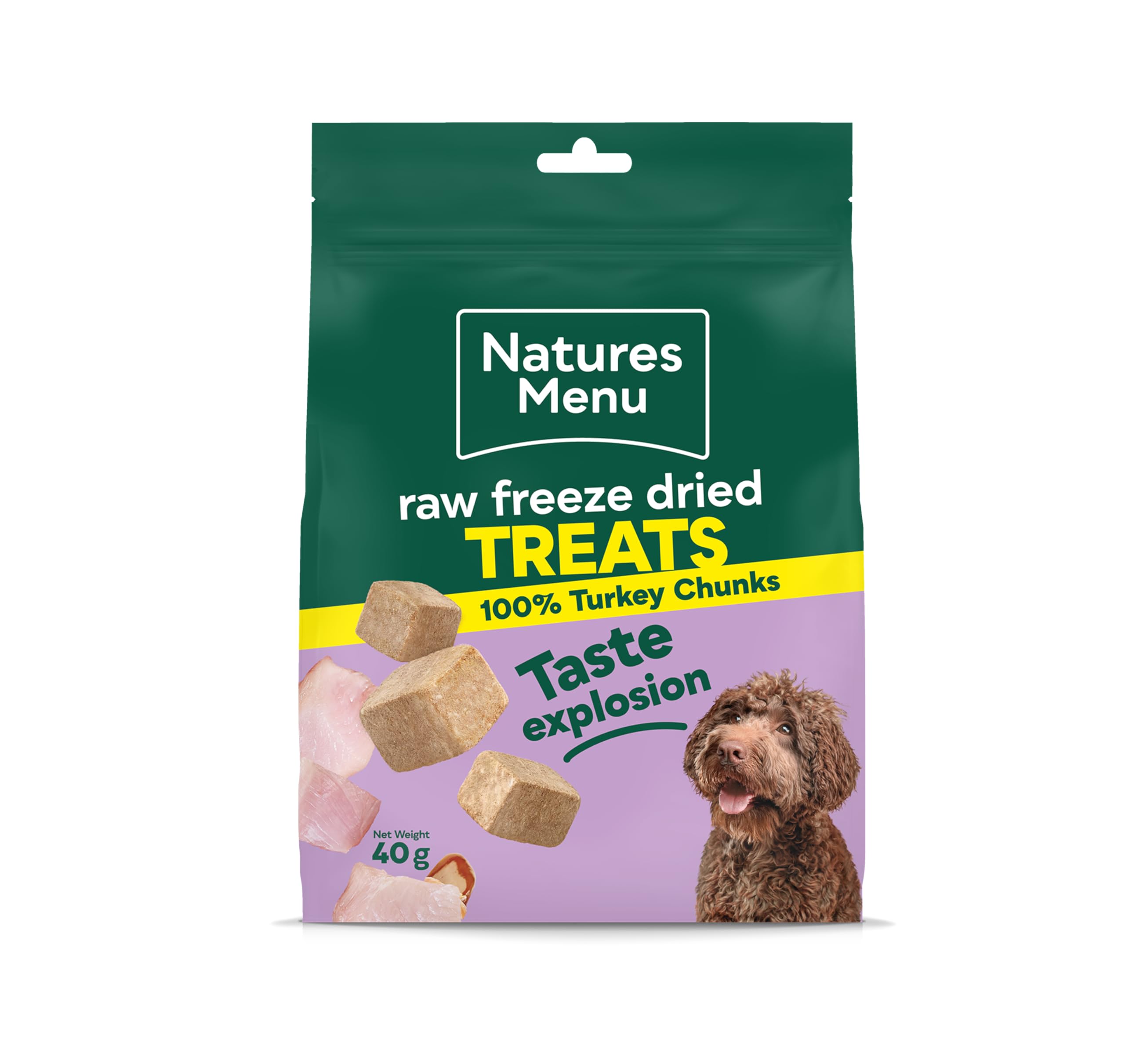 Natures Menu Raw Freeze Dried Treats - Turkey - 7 x 40g