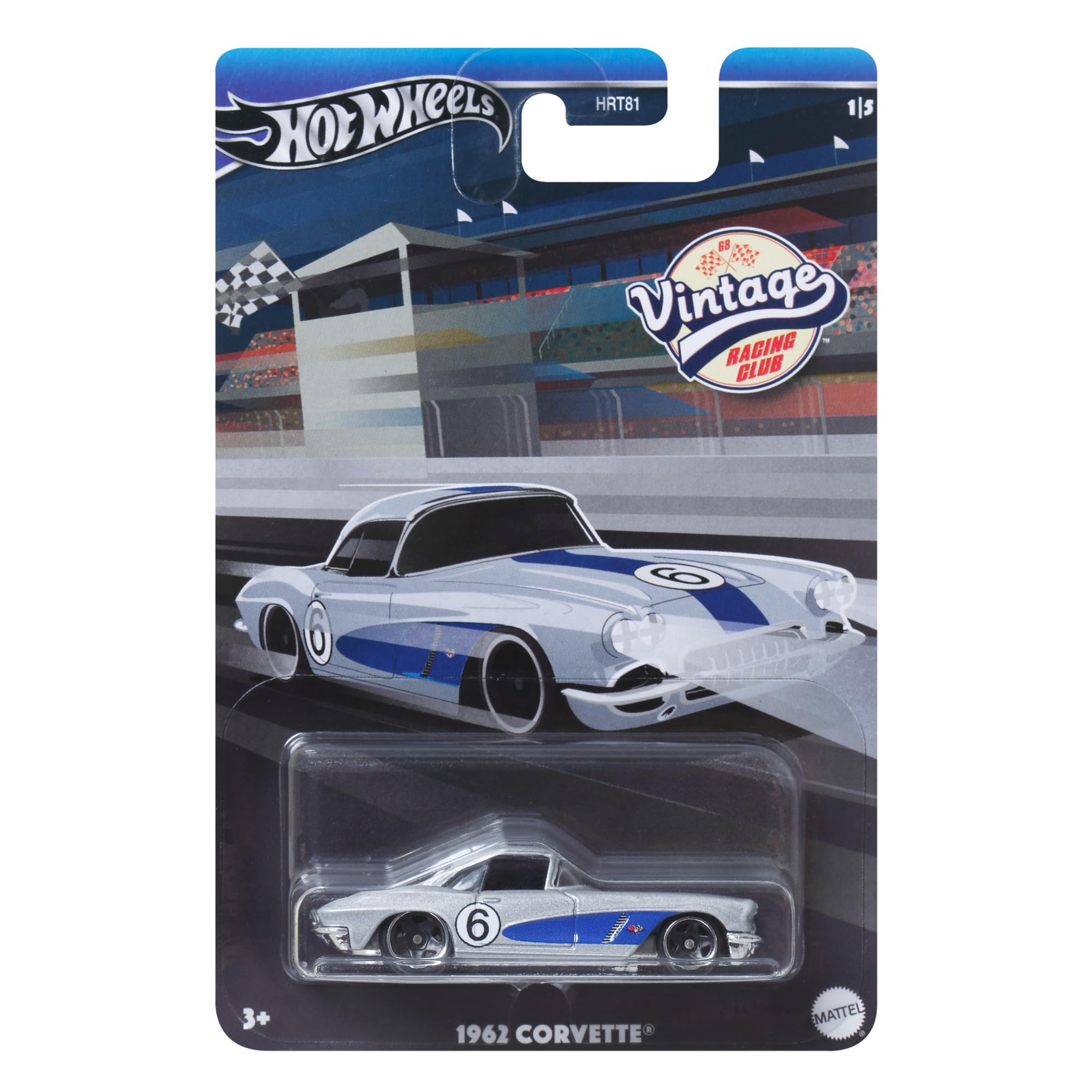 Hot Wheels Vintage Racing Club 1962 Corvette HRV06