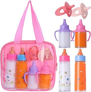 Baby Doll Bottle Accessories - 6 Pcs Feeding Bottle Toys