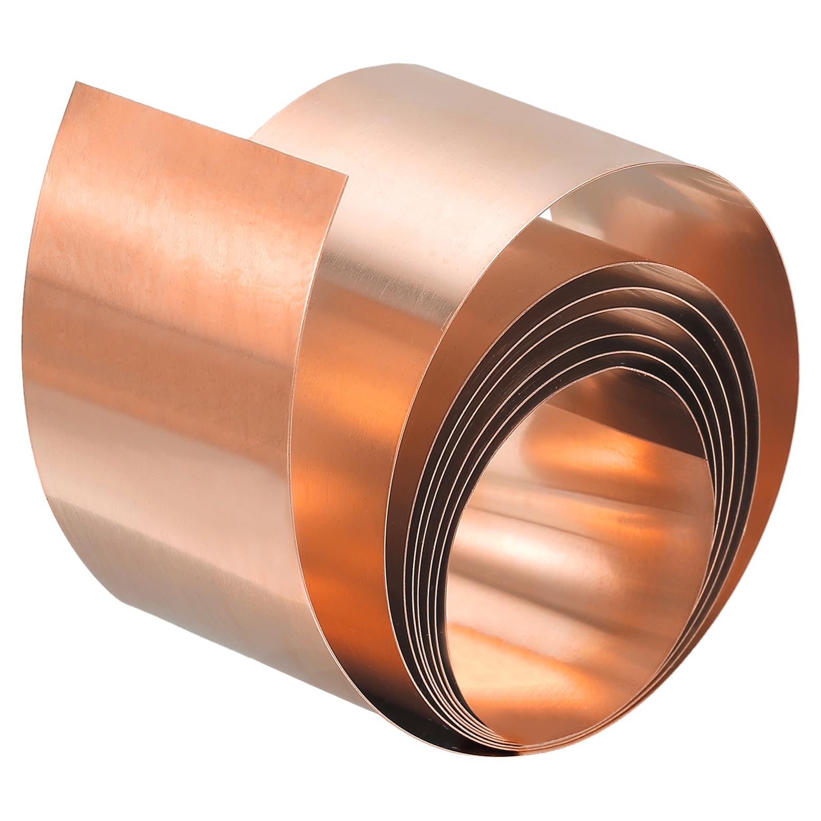 uxcell Copper Sheet Roll, Metal Foil Plate 1000mm x 35mm x 0.1mm
