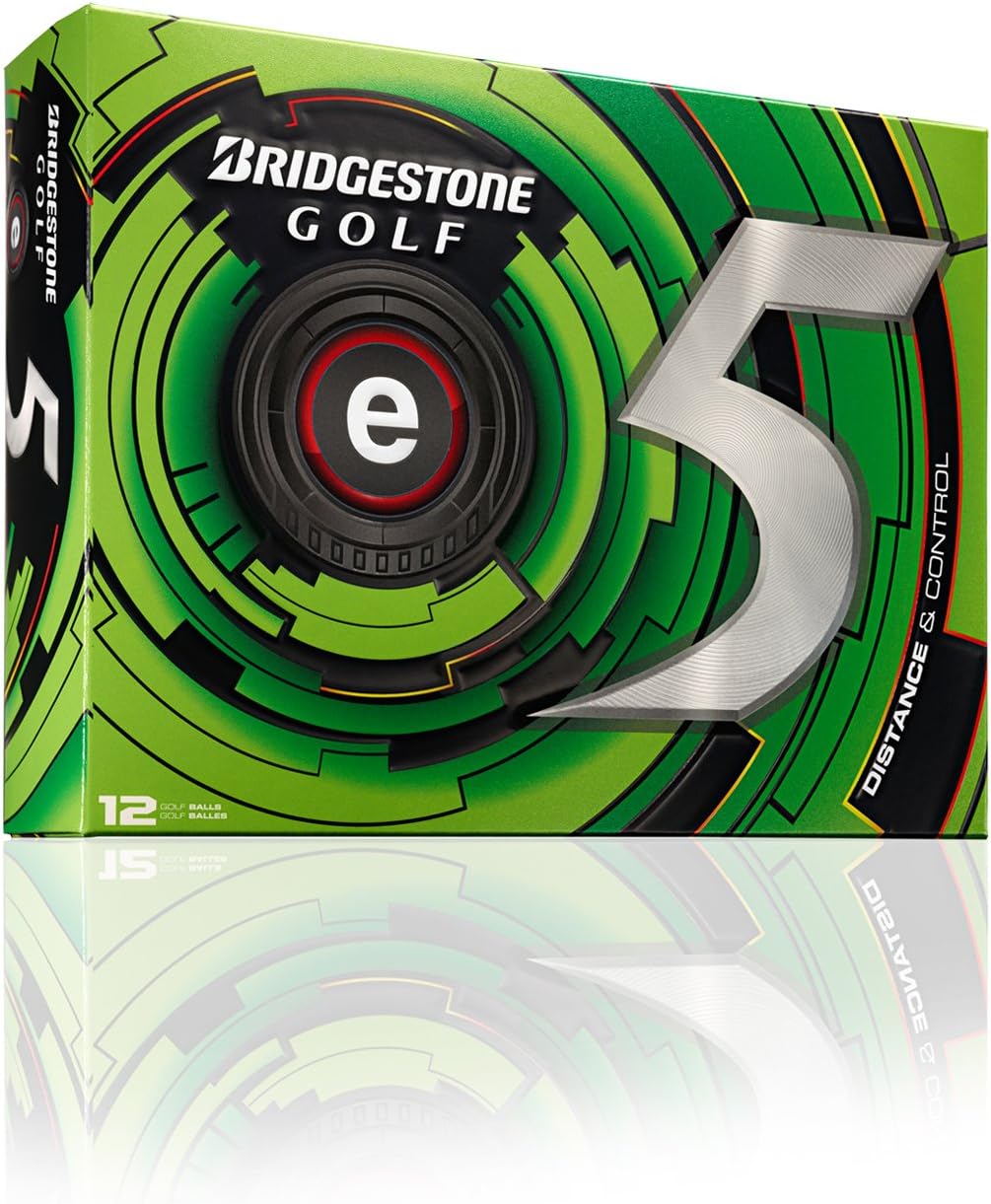 Bridgestone Golf 2013 e5 Golf Balls (Pack of 12), White