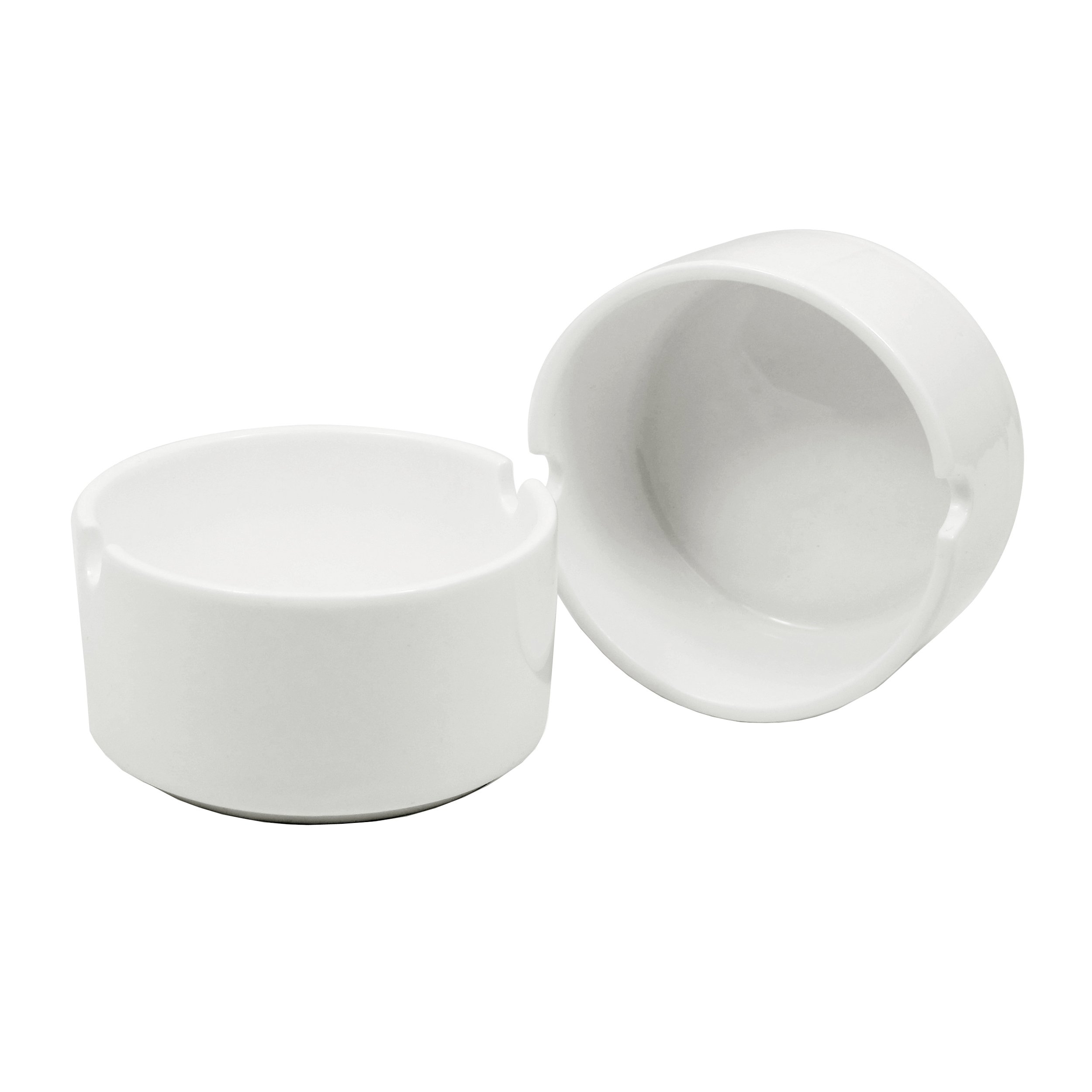 White Blank Sublimation Bone China Ashtray