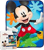 Vista 6 de Northwest - Manta Sherpa de Mickey Mouse de tacto de seda, 60" x 80", Buddies Rule