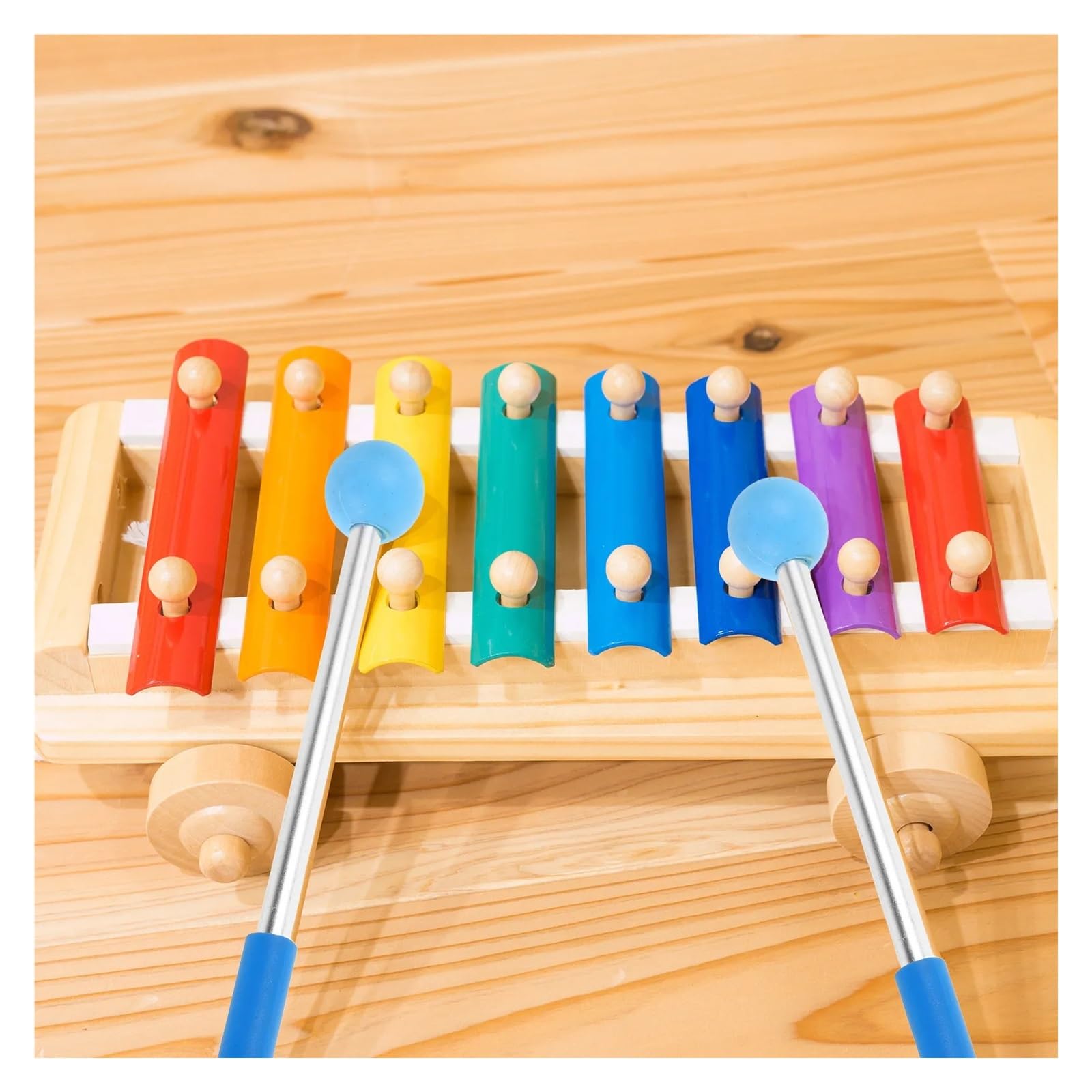Marimba-Schlägel 1 paar Zunge Trommel Mallet Zuverlässige Marimba Xylophon Percussion Stick Komfortable Grip Musical Drum Mallets Universal Zubehör
