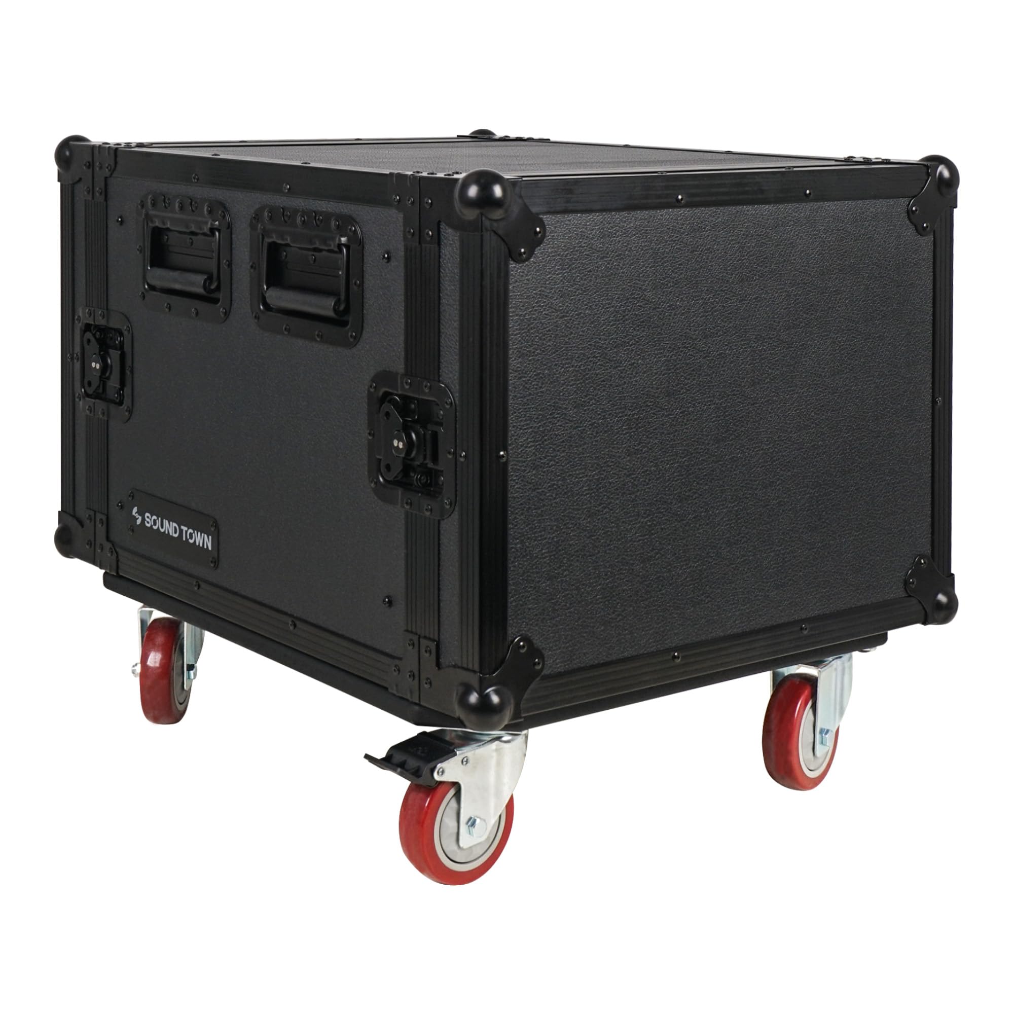 Amazon.com: Sound Town Black Series 8U PA/DJ Rack/Road Case