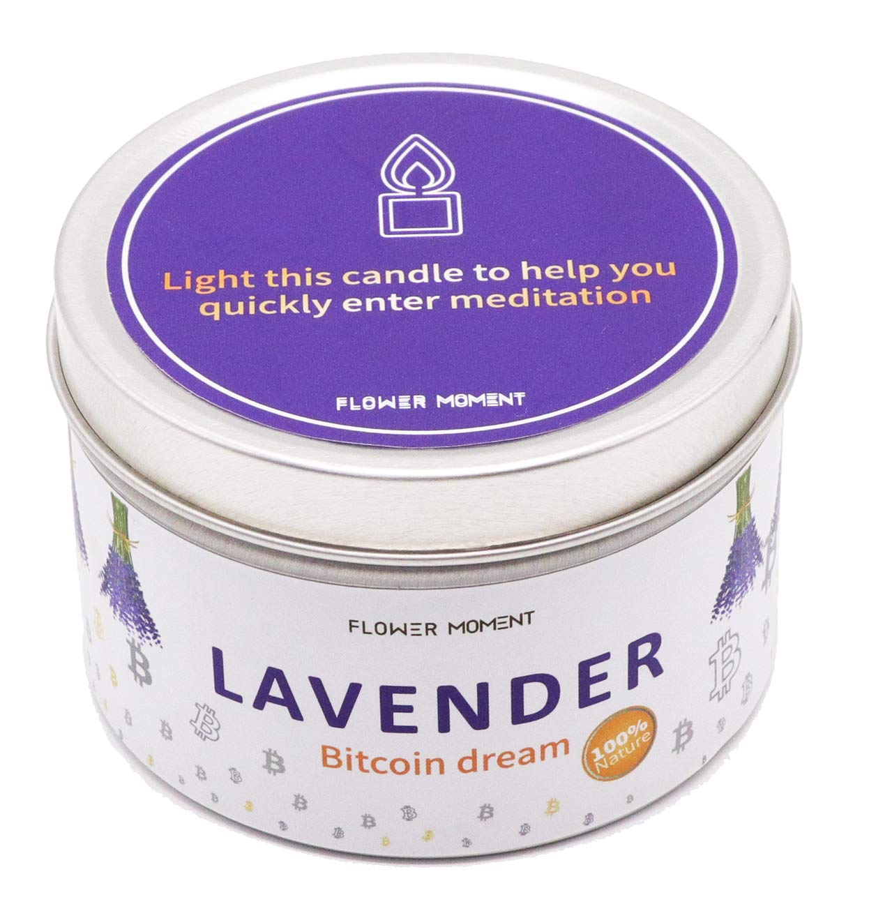 Amazon.co.jp: FLOWER MOMENT ラベンダーキャンドル 天然大豆ワックスとコットン芯 スパ 瞑想 ロマンチックな装飾 長時間燃焼  煙なし ビットコインドリーム 夏の香り付きソイキャンドル 家庭用 ラベンダー6オンス : ドラッグストア