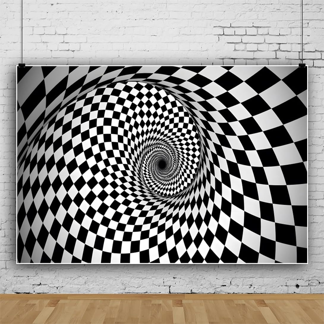 MYTH-ミス-[表紙背景：白+黒斜線/CD-R版] / circletempo Amazon.com : DORCEV 8x8ft Black White Swirl Checkerboard Backdrop
